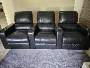Leather theatre lounge 