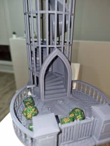 Unique 3D Printed Dice Tower for Boardgames / Miniature wargaming