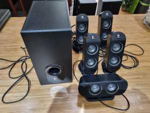 Logitech X-530 5.1 Channel Surround Sound PC Computer Speaker System
