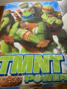 2 x Single Doona Cover & Pillow Case - Teenager Mutant Ninja Turtles