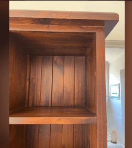 Large solid wooden display unit bookcase pick up aspendale gardens