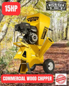 15HP Commercial Wood Chipper 420cc - Limited Stock