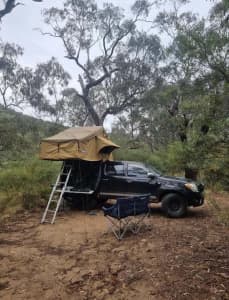 Kings Rooftop Tent, Annex and Tub Rack