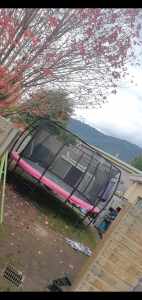 14ft kahuna pink trampoline