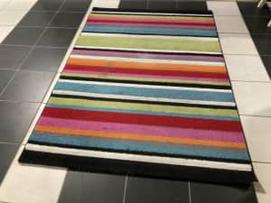 Small rug with rainbow colour for sale