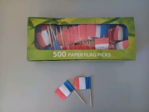 French flag toothpicks 