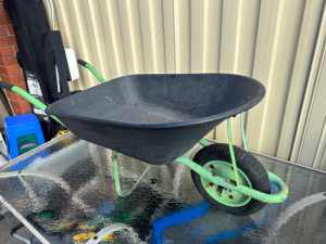 Large plastic top wheelbarrow