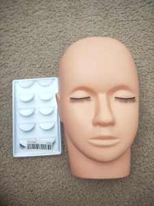 Mannequin Head for Eyelash Extensions Training

