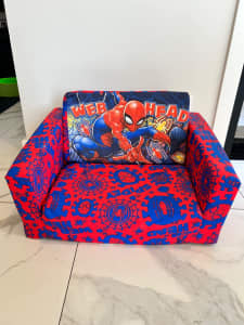 Marvel Spiderman Kids Flip Out Sofa Couch Chair
