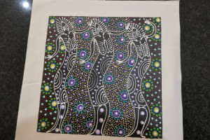 Aboriginal Art Dreaming Sisters Colleen Wallace Nungarrayi