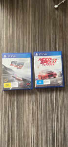 Need for speed rivals and payback - Ps4