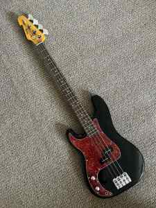 1990s Left handed Monterey bass guitar