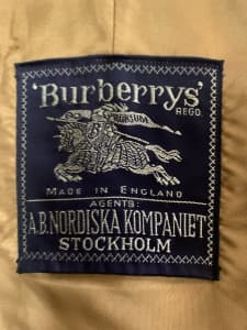 Burberry’s jacket