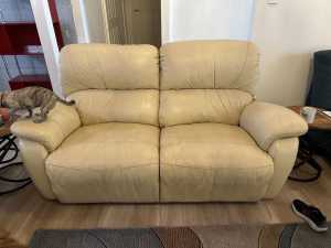 Free 2-5 seater leather recliner