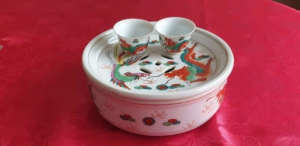 Chinese Tea Set with Dragon Phoenix Design