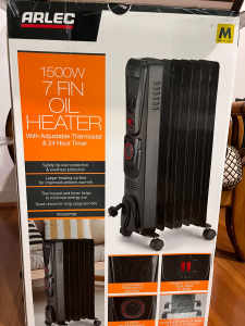 1500W 7 FIN oil heater in perfect working condition at westmead