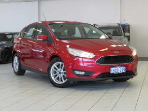 2015 Ford Focus LZ Trend Red 6 Speed Automatic Hatchback