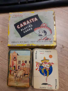 Vintage Canasta Playing Cards by Hudson Industries Victoria