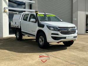2018 Holden Colorado RG MY19 LS (4x4) White 6 Speed Automatic Crew Cab Chassis