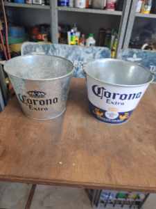 Pair of corona ice buckets