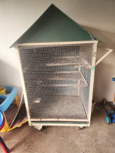 Bird cage aviary. Solid 