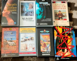 VHS Documentary videos - various
