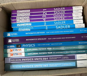Maths and physics Secondary school books