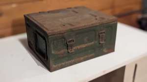Ammo box. 1941, Metal Chest