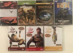 Dinosaur and Croc hunter dvds