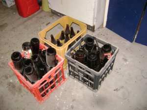 Home Brew or Sauce 750ml Bottles.