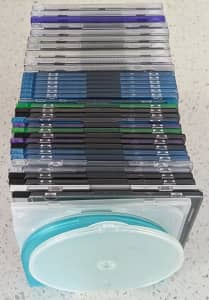 CD / DVD Single Disc Cases x 38