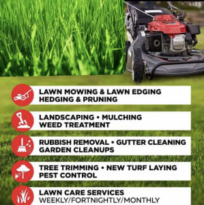 Lawn mowing services 