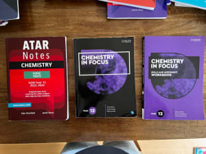 YEAR 12 HSC Chemistry in Focus texts and ATAR notes******2024