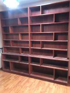 Solid Wooden Bookcases / shelves