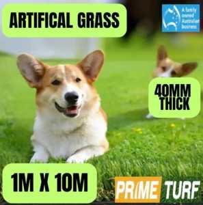 10SQM Artificial Grass Fake Lawn 1m x 10m (40mm) - Pickup / Delivery