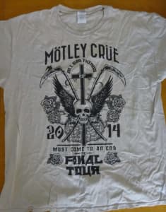 Motley Crue 2015 XL T-shirt, excellent condition 