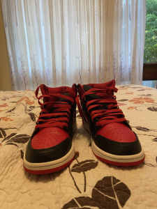 Jordan’s 1 red and black