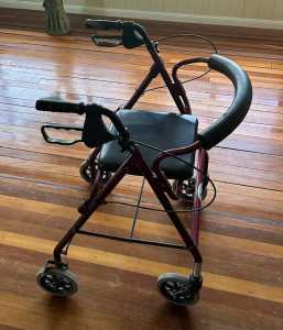 4-Wheeled Mobility Walker Walking Frame Located in Carina