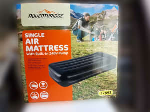 Inflatable Air Mattress Single Size with Built-in Pump