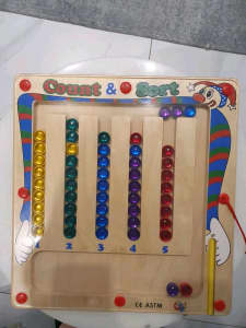 Go go toys count and sort magnetic gem boards
