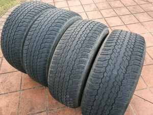4 X 265/60R18 SECOND HAND TYRES