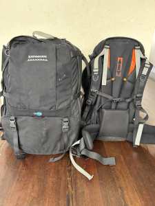 2 x Kathmandu Gluon Shorthaul Backpack 90 Litre