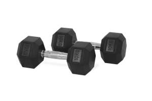 CLEARANCE Pair of 35kgs Brand New Commercial Hex Dumbbells