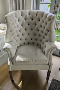 19th C. English Wingback Chair (Restoration Hardware)