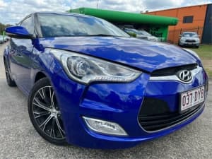 2013 Hyundai Veloster FS MY13 Blue 6 Speed Auto Dual Clutch Coupe