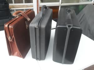 Briefcases - 3 Available - Leather Classic & 2 Samsonites-Prices below