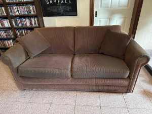 Sofa bed and 2 armchairs