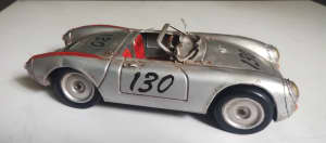 James Dean Little Bastard 1954 Porsche Tin toy . Approx 1:18 In fair