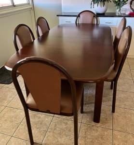 Wanted: Extendable dining table and chairs timber