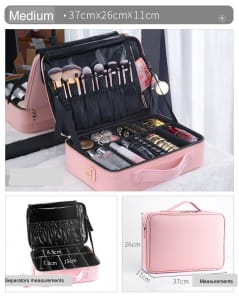 Travel Portable Multipurpose Cosmetic Makeup Carry Case Organiser Bag